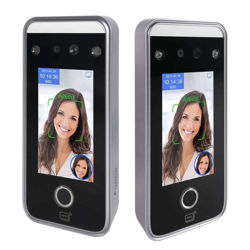 AI06F Dynamic Facial and Fingerprint Recognition Access Control System Terminal